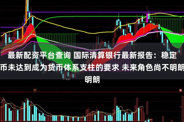最新配资平台查询 国际清算银行最新报告：稳定币未达到成为货币体系支柱的要求 未来角色尚不明朗